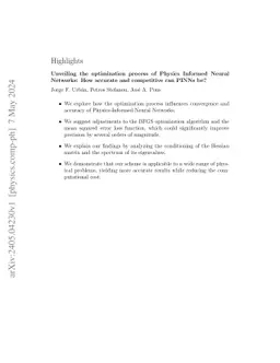 Unveiling the optimization process of Physics Informed Neural Networks:
  How accurate and competitive can PINNs be?