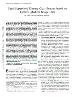 Semi-Supervised Disease Classification based on Limited Medical Image
  Data