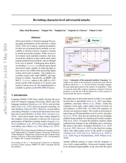 Revisiting character-level adversarial attacks