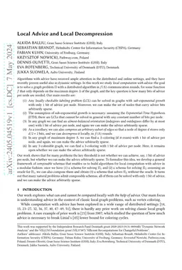 Local Advice and Local Decompression