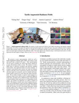 Tactile-Augmented Radiance Fields