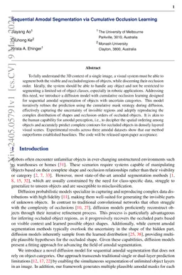 Sequential Amodal Segmentation via Cumulative Occlusion Learning