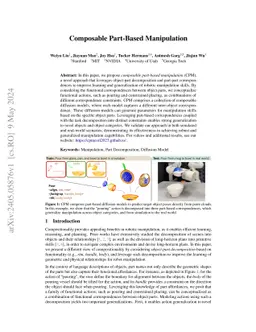 Composable Part-Based Manipulation