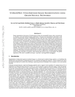 UnSegGNet: Unsupervised Image Segmentation using Graph Neural Networks