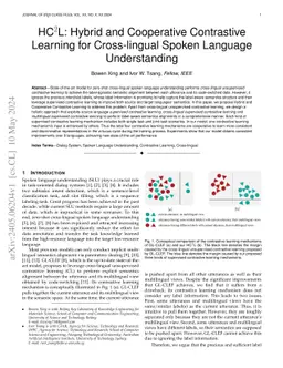 HC$^2$L: Hybrid and Cooperative Contrastive Learning for Cross-lingual
  Spoken Language Understanding