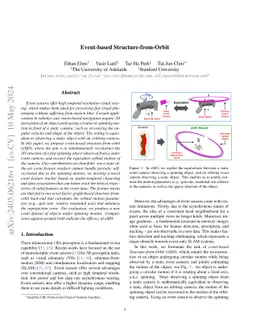 Event-based Structure-from-Orbit