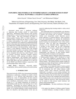 Exploring the Interplay of Interpretability and Robustness in Deep
  Neural Networks: A Saliency-guided Approach