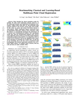 Benchmarking Classical and Learning-Based Multibeam Point Cloud
  Registration