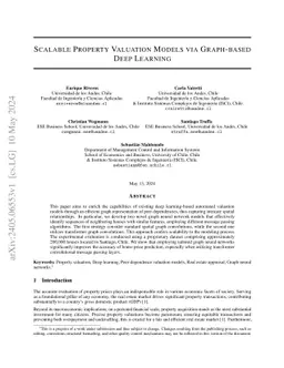 Scalable Property Valuation Models via Graph-based Deep Learning