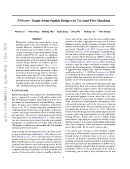 PPFlow: Target-aware Peptide Design with Torsional Flow Matching