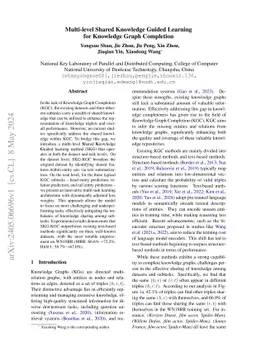 Multi-level Shared Knowledge Guided Learning for Knowledge Graph
  Completion