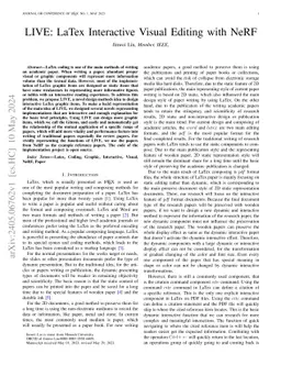 LIVE: LaTex Interactive Visual Editing