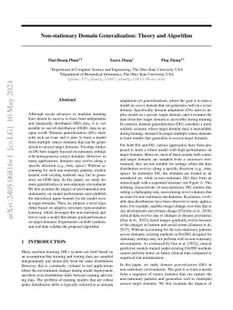Non-stationary Domain Generalization: Theory and Algorithm