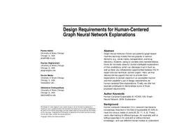 Design Requirements for Human-Centered Graph Neural Network Explanations