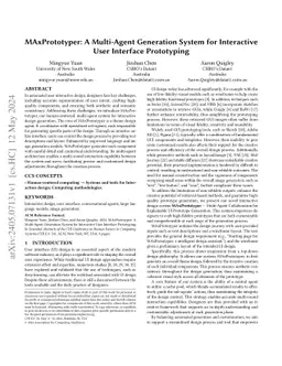 MAxPrototyper: A Multi-Agent Generation System for Interactive User
  Interface Prototyping