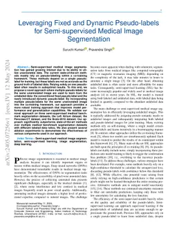 Leveraging Fixed and Dynamic Pseudo-labels for Semi-supervised Medical
  Image Segmentation