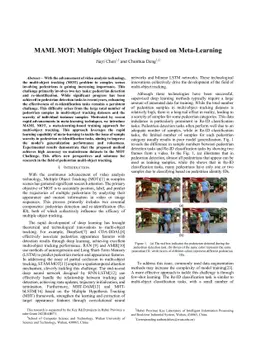 MAML MOT: Multiple Object Tracking based on Meta-Learning