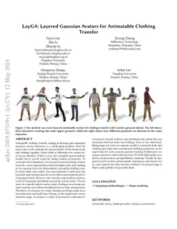 LayGA: Layered Gaussian Avatars for Animatable Clothing Transfer