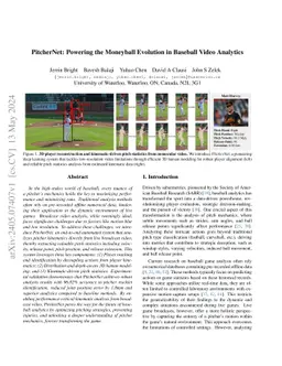 PitcherNet: Powering the Moneyball Evolution in Baseball Video Analytics