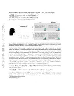 Examining Humanness as a Metaphor to Design Voice User Interfaces