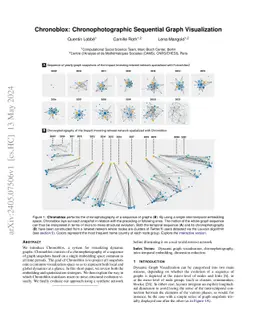 Chronoblox: Chronophotographic Sequential Graph Visualization