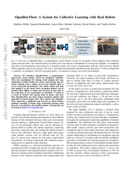 OpenBot-Fleet: A System for Collective Learning with Real Robots
