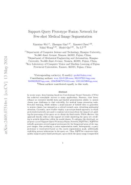 Support-Query Prototype Fusion Network for Few-shot Medical Image
  Segmentation