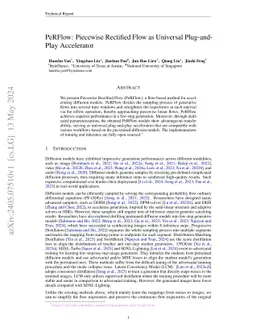 PeRFlow: Piecewise Rectified Flow as Universal Plug-and-Play Accelerator