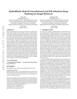 HybridHash: Hybrid Convolutional and Self-Attention Deep Hashing for
  Image Retrieval