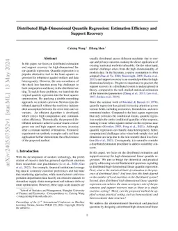 Distributed High-Dimensional Quantile Regression: Estimation Efficiency
  and Support Recovery