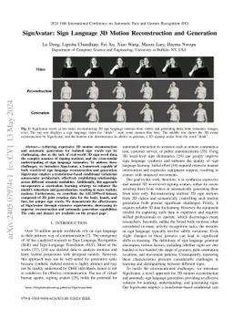 SignAvatar: Sign Language 3D Motion Reconstruction and Generation