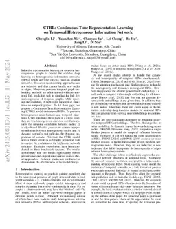CTRL: Continuous-Time Representation Learning on Temporal Heterogeneous
  Information Network