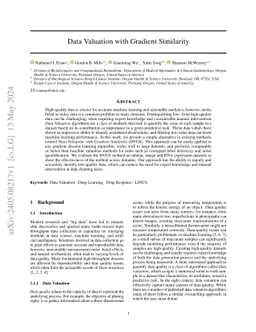 Data Valuation with Gradient Similarity