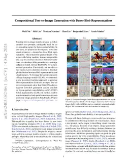 Compositional Text-to-Image Generation with Dense Blob Representations