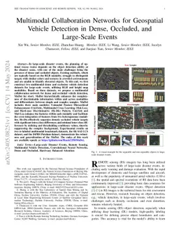 Multimodal Collaboration Networks for Geospatial Vehicle Detection in
  Dense, Occluded, and Large-Scale Events