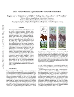 Cross-Domain Feature Augmentation for Domain Generalization