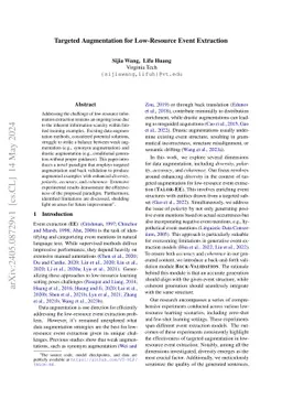 Targeted Augmentation for Low-Resource Event Extraction