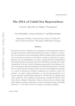 The DNA of Calabi-Yau Hypersurfaces