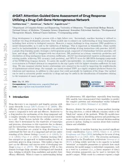 drGT: Attention-Guided Gene Assessment of Drug Response Utilizing a Drug-Cell-Gene Heterogeneous Network