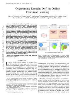Overcoming Domain Drift in Online Continual Learning
