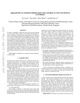 Hierarchical Emotion Prediction and Control in Text-to-Speech Synthesis