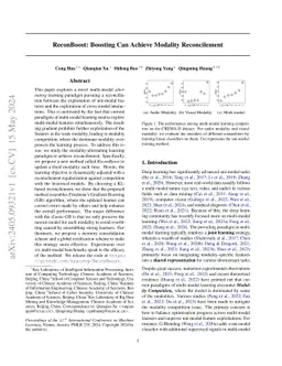 ReconBoost: Boosting Can Achieve Modality Reconcilement