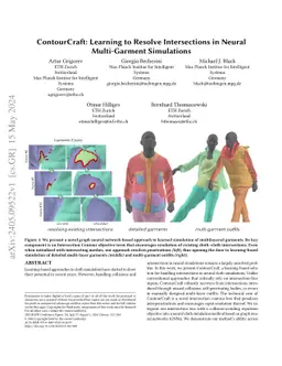 ContourCraft: Learning to Resolve Intersections in Neural Multi-Garment
  Simulations