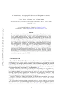 Generalized Holographic Reduced Representations