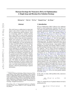 Moreau Envelope for Nonconvex Bi-Level Optimization: A Single-loop and
  Hessian-free Solution Strategy
