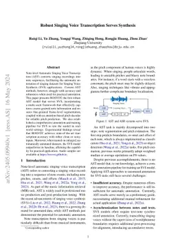 Robust Singing Voice Transcription Serves Synthesis