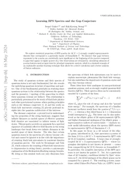 Learning BPS Spectra and the Gap Conjecture