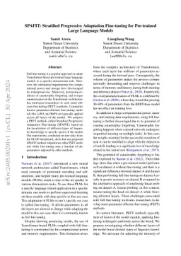 SPAFIT: Stratified Progressive Adaptation Fine-tuning for Pre-trained
  Large Language Models