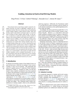 Guiding Attention in End-to-End Driving Models