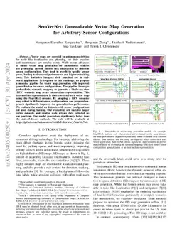 SemVecNet: Generalizable Vector Map Generation for Arbitrary Sensor
  Configurations